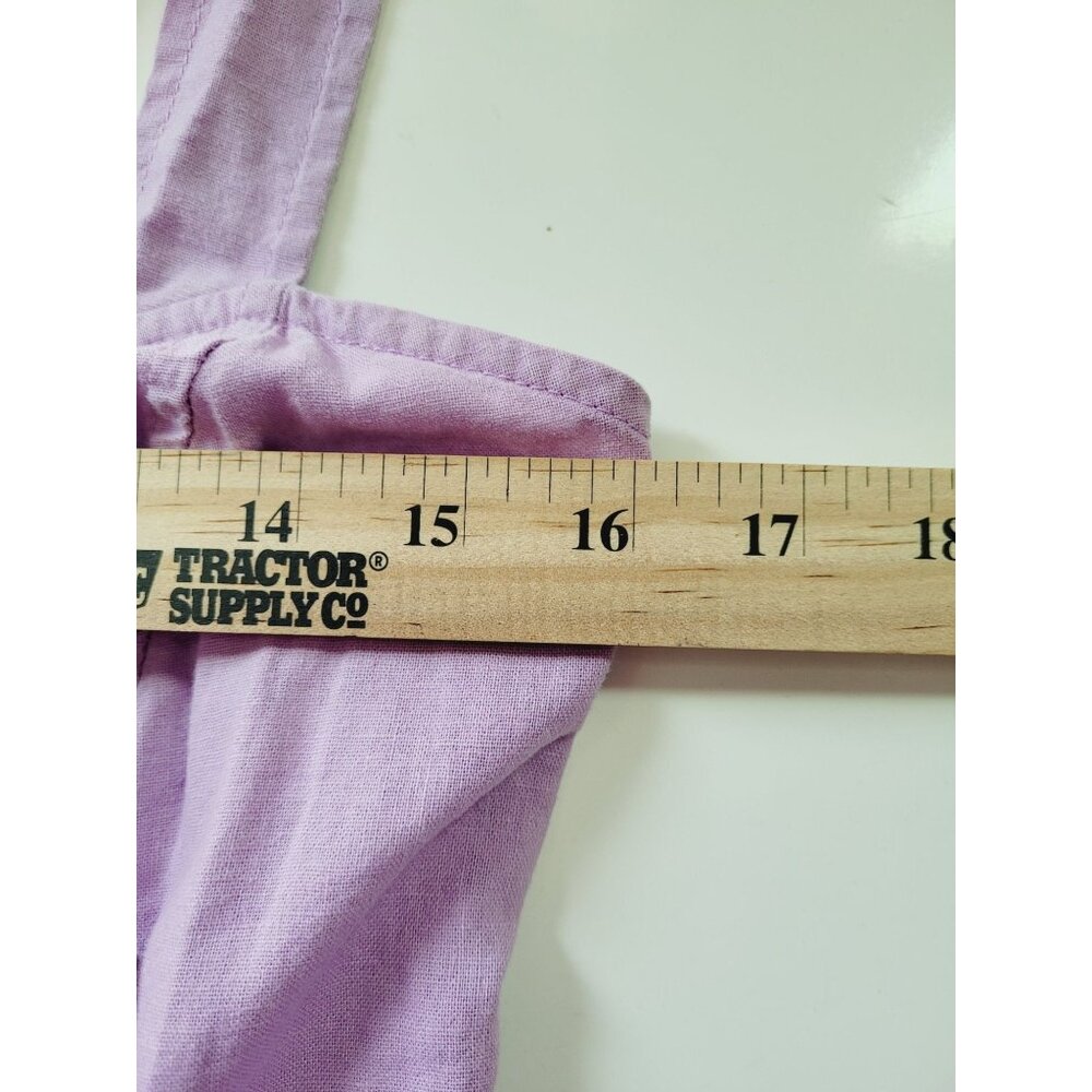 Chelsea & Violet Dress M Lilac Sleeveless Button-Side Midi Bow Detail - Picture 7 of 12